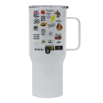 The Big Bang Theory pattern, Tumbler με καπάκι, διπλού τοιχώματος (θερμό) 750L
