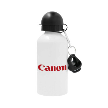 Canon, Metal water bottle, White, aluminum 500ml