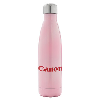 Canon, Μεταλλικό παγούρι θερμός Ροζ Ιριδίζον (Stainless steel), διπλού τοιχώματος, 500ml