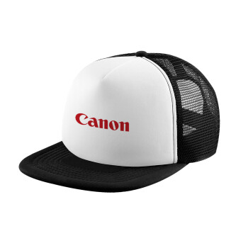 Canon, Καπέλο Soft Trucker με Δίχτυ Black/White 