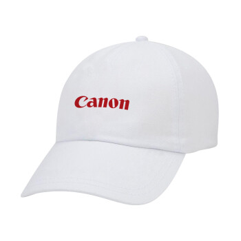 Canon, Καπέλο Baseball Λευκό (5-φύλλο, unisex)