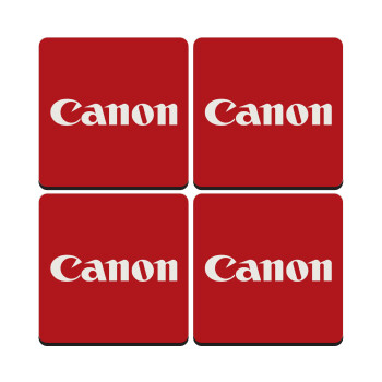 Canon, ΣΕΤ 4 Σουβέρ ξύλινα τετράγωνα (9cm)