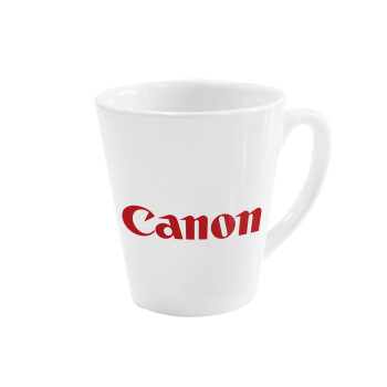 Canon, Κούπα κωνική Latte Λευκή, κεραμική, 300ml
