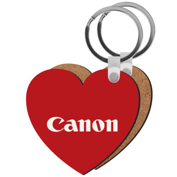 Canon, Μπρελόκ Ξύλινο καρδιά MDF