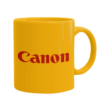 Canon, Ceramic coffee mug yellow, 330ml (1pcs)
