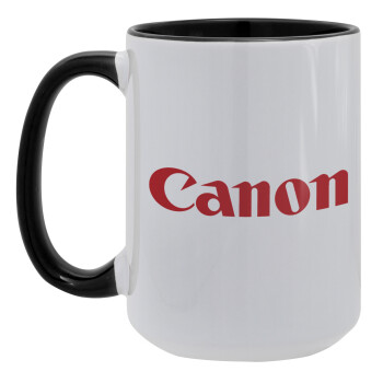 Canon, Κούπα Mega 15oz, κεραμική Μαύρη, 450ml