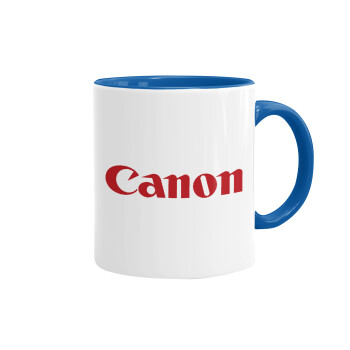 Canon, Mug colored blue, ceramic, 330ml
