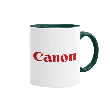 Canon, Mug colored green, ceramic, 330ml