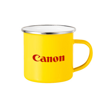 Canon, Κούπα Μεταλλική εμαγιέ Κίτρινη 360ml