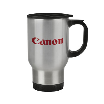 Canon, Stainless steel travel mug with lid, double wall 450ml