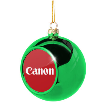 Canon, Χριστουγεννιάτικη μπάλα δένδρου Πράσινη 8cm