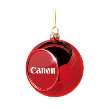 Canon, Χριστουγεννιάτικη μπάλα δένδρου Κόκκινη 8cm