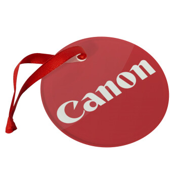 Canon, Χριστουγεννιάτικο στολίδι γυάλινο 9cm