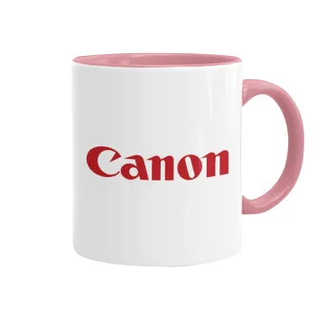 Canon, Κούπα χρωματιστή ροζ, κεραμική, 330ml