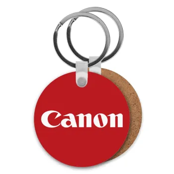 Canon, Μπρελόκ Ξύλινο στρογγυλό MDF Φ5cm