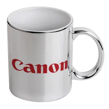 Canon, Mug ceramic, silver mirror, 330ml