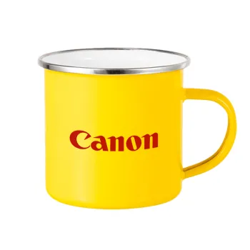 Canon, Κούπα Μεταλλική εμαγιέ Κίτρινη 360ml