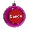 Purple Christmas tree ornament bauble 8cm