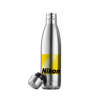 Nikon, Μεταλλικό παγούρι θερμός Inox (Stainless steel), διπλού τοιχώματος, 500ml
