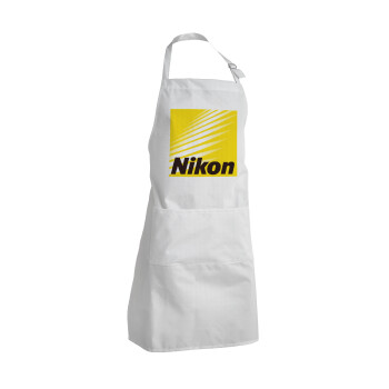 Nikon, Adult Chef Apron (with sliders and 2 pockets)