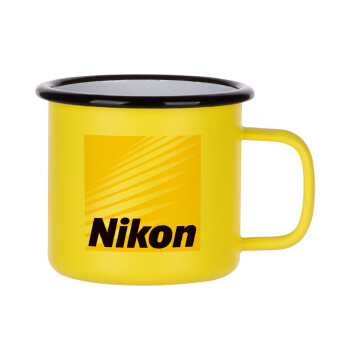 Nikon, Κούπα Μεταλλική εμαγιέ ΜΑΤ Κίτρινη 360ml