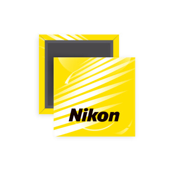 Nikon, Μαγνητάκι ψυγείου τετράγωνο διάστασης 5x5cm