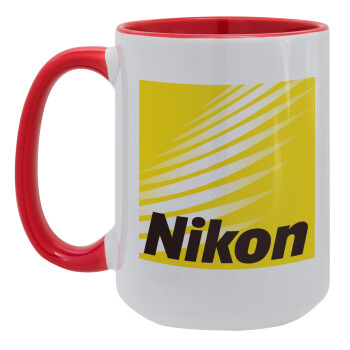 Nikon, Κούπα Mega 15oz, κεραμική Κόκκινη, 450ml