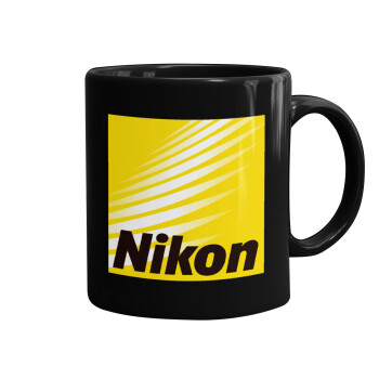 Nikon, Κούπα Μαύρη, κεραμική, 330ml
