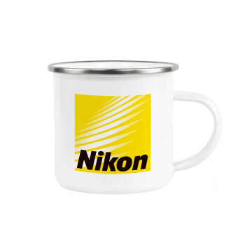 Nikon, Κούπα Μεταλλική εμαγιέ λευκη 360ml