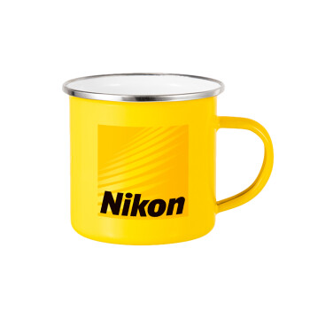 Nikon, Κούπα Μεταλλική εμαγιέ Κίτρινη 360ml