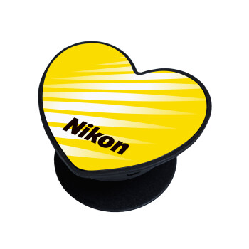 Nikon, Phone Holders Stand  καρδιά Μαύρο Βάση Στήριξης Κινητού στο Χέρι