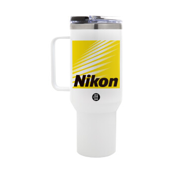 Nikon, Mega Stainless steel Tumbler with lid, double wall 1,2L