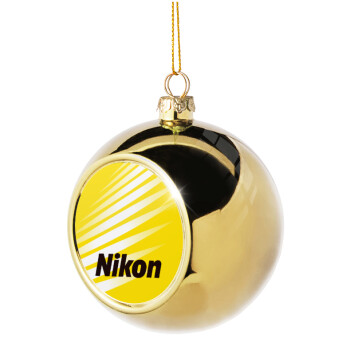 Nikon, Χριστουγεννιάτικη μπάλα δένδρου Χρυσή 8cm