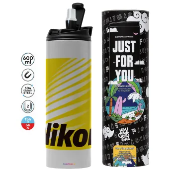 Nikon, Tumbler stainless steel GREY 600ml