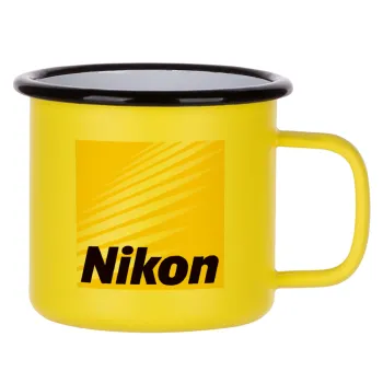 Nikon, Κούπα Μεταλλική εμαγιέ ΜΑΤ Κίτρινη 360ml