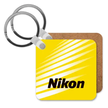 Nikon, Μπρελόκ Ξύλινο τετράγωνο MDF