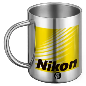 Nikon, Ανοξείδωτη Μεταλλική Κούπα 450ml - Διπλού Τοιχώματος