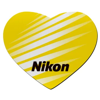 Nikon, Mousepad καρδιά 23x20cm