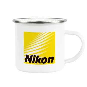 Nikon, Κούπα Μεταλλική εμαγιέ λευκη 360ml