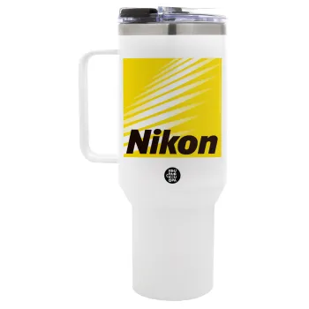 Nikon, Mega Tumbler με καπάκι, διπλού τοιχώματος (θερμό) 1,2L