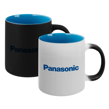 Panasonic, Κούπα Μαγική εσωτερικό μπλε, κεραμική 330ml που αλλάζει χρώμα με το ζεστό ρόφημα (1 τεμάχιο)