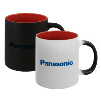 Panasonic, Κούπα Μαγική εσωτερικό κόκκινο, κεραμική, 330ml που αλλάζει χρώμα με το ζεστό ρόφημα (1 τεμάχιο)