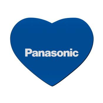 Panasonic, Mousepad heart 23x20cm