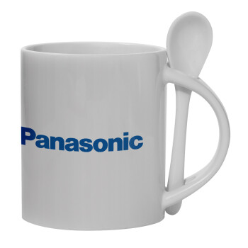 Panasonic, Κούπα, κεραμική με κουταλάκι, 330ml (1 τεμάχιο)