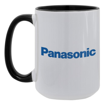 Panasonic, Κούπα Mega 15oz, κεραμική Μαύρη, 450ml