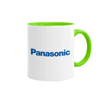 Panasonic, Mug colored light green, ceramic, 330ml