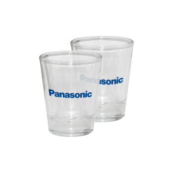 Panasonic, Σφηνοπότηρα γυάλινα 45ml διάφανα (2 τεμάχια)