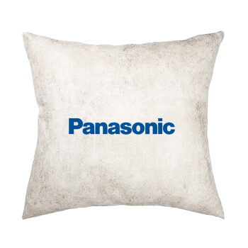 Panasonic, Μαξιλάρι καναπέ Δερματίνη Γκρι 40x40cm με γέμισμα