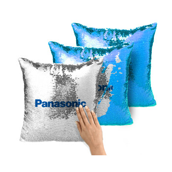 Panasonic, Μαξιλάρι καναπέ Μαγικό Μπλε με πούλιες 40x40cm περιέχεται το γέμισμα