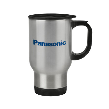 Panasonic, Stainless steel travel mug with lid, double wall 450ml